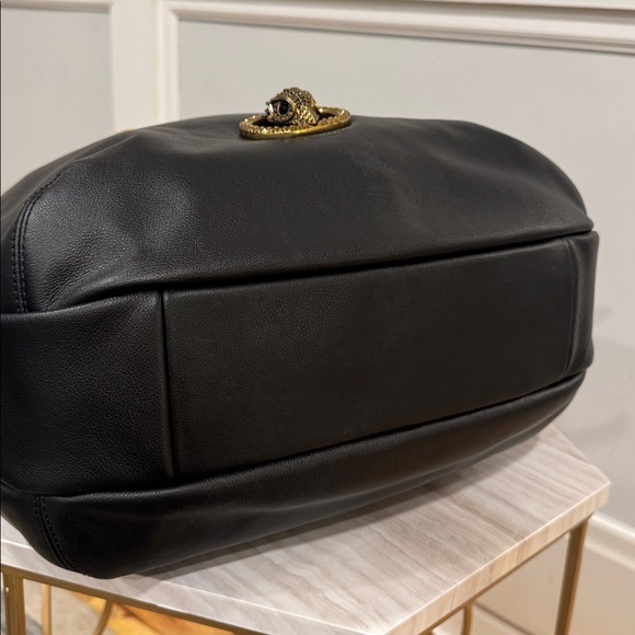 Kurt Geiger Bag Extra Large Chelsea Black Leather Hobo - Picture 10 of 17